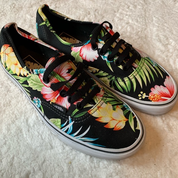 vans hawaiian floral
